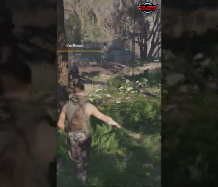Forest Fight: Beat Bloodhound with a Lead Pipe! #shorts