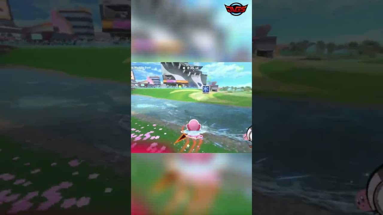 Epic Kirby Race Against Bandana Waddle Dee! Can He Win? #shorts