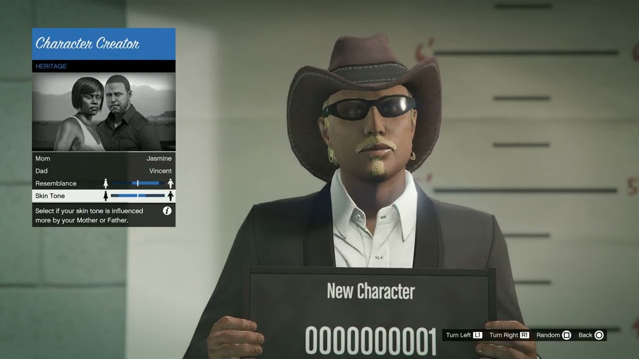 Grand Theft Auto Online – Start Career: Character Creator: Heritage, Features, Appearance | PS5
