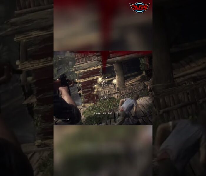 Uncharted 4 – Epic Gameplay: RPG Enemy Down, Intense Firefight Victory! #shorts