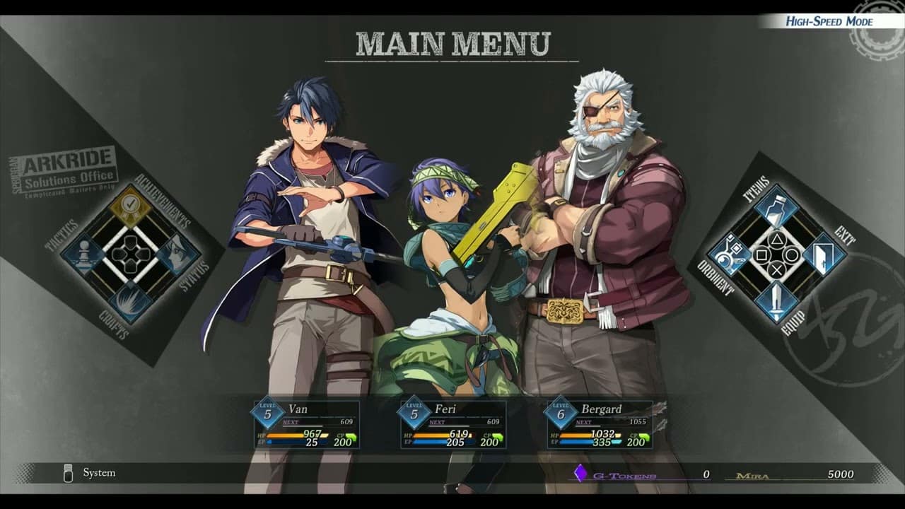 Trails Beyond The Horizon – Prologue: Craft Level: Slot Quartz via Chest Orbment Menu | Shard Skills