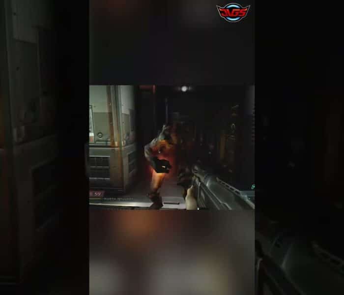 DOOM 3 – Unlock Restricted Area, Fight Zombies & Imps in Facility! #shorts