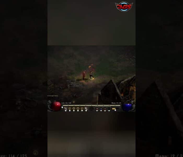 Diablo 2 – Defeating Griswold: Player’s Epic Mana & Life Battle! #shorts