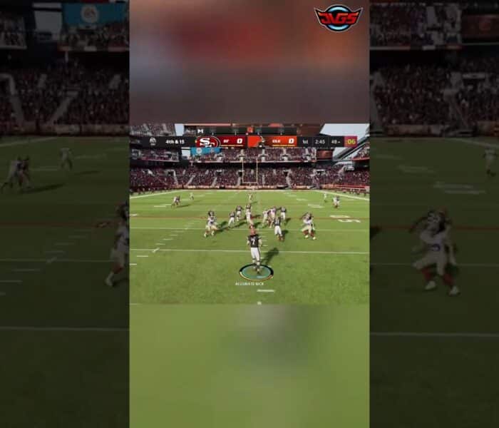 Madden – Football Punt: Touchback Achieved Near Goal Line! #shorts