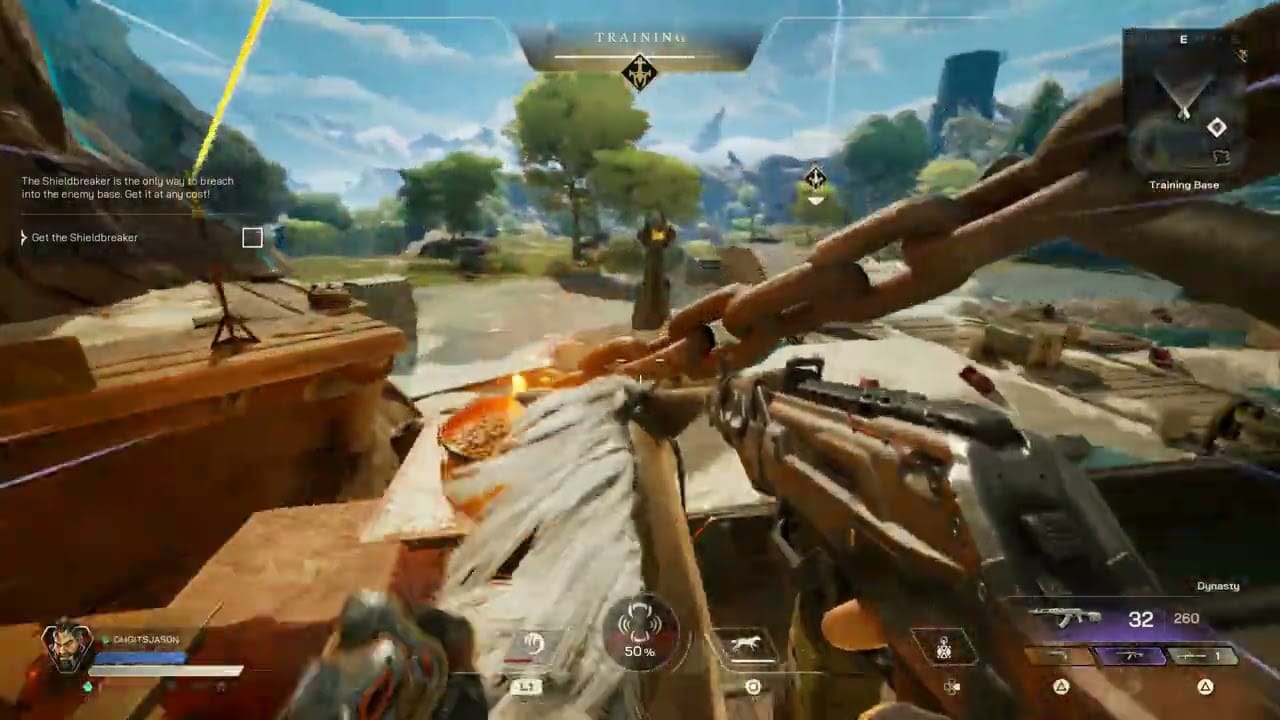 Highguard – Training Grounds: Reinforce Walls, Mount, Find Armor, Get Shieldbreaker, Start Raid