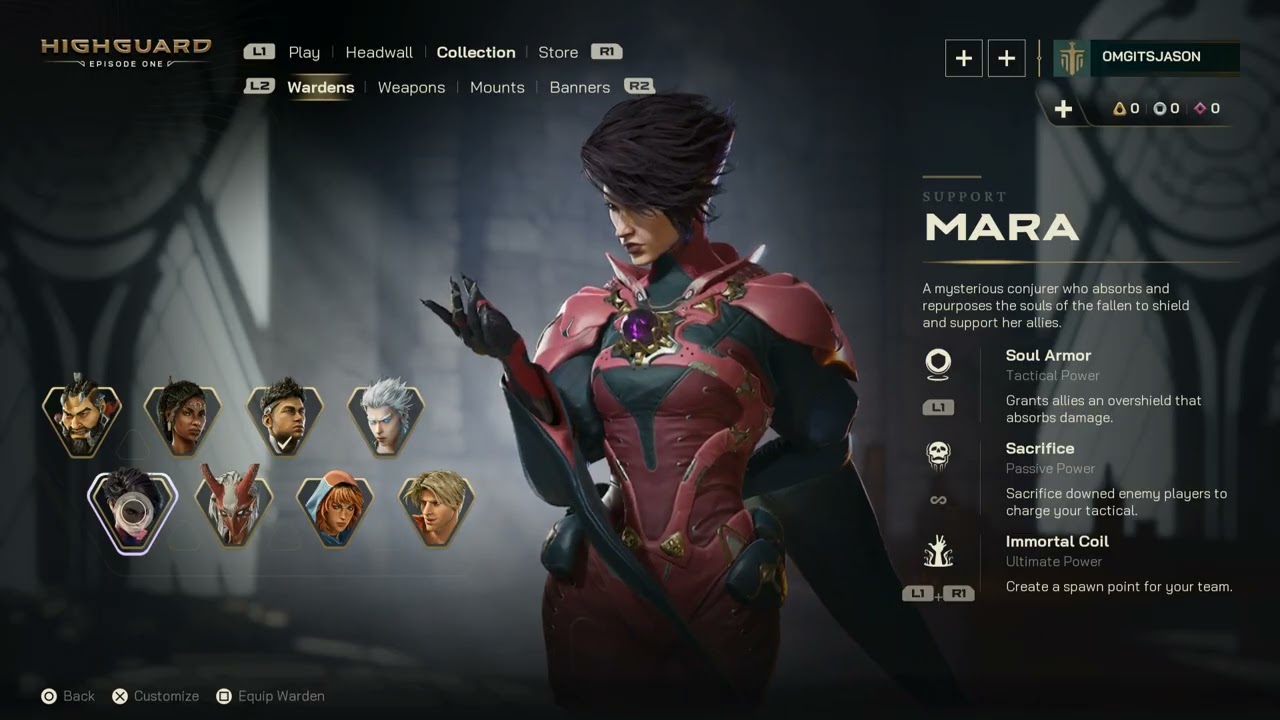 Highguard – Wardens | Weapons | Mounts and Banners | Episode 1 Skins Menu Quick Look | Playstation