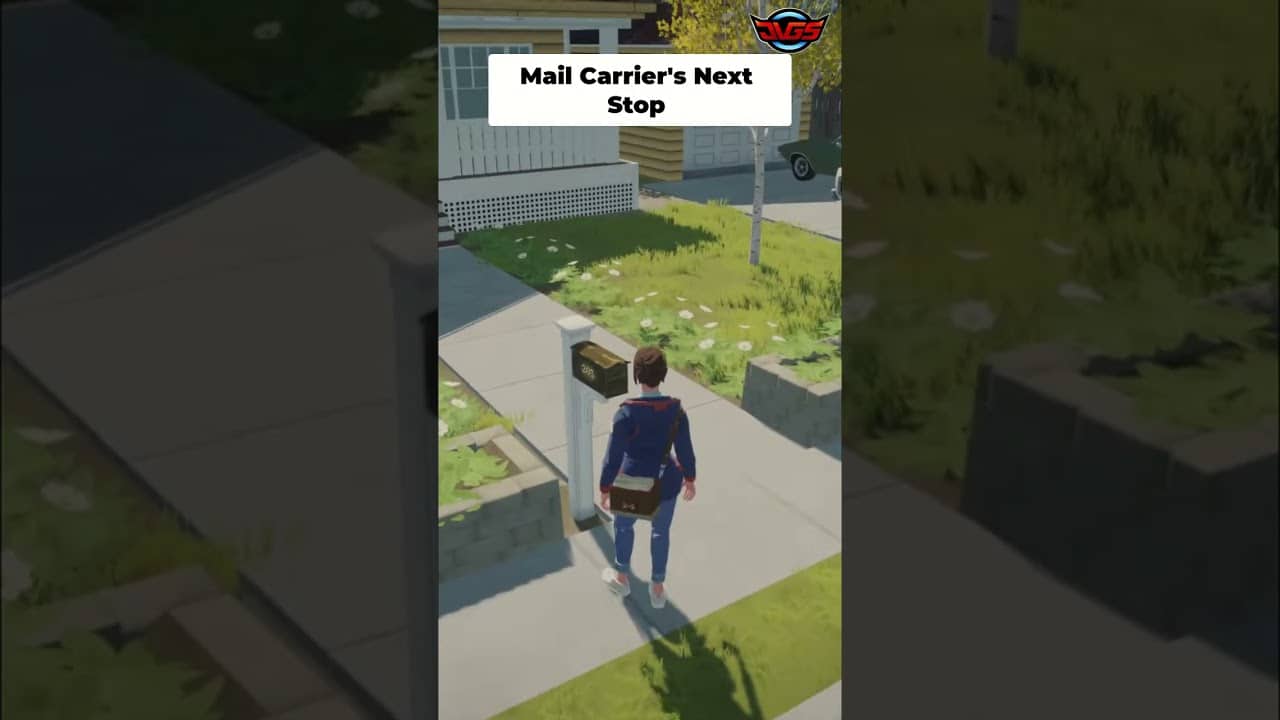 Delivering Packages: A Mail Carrier’s Journey in the Game World #shorts