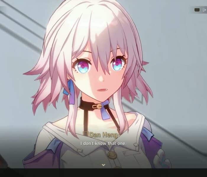 Honkai: Star Rail – Eye of The Storm: Reach Elevator In Central Area: Dan Heng Cutscene: Team Lineup