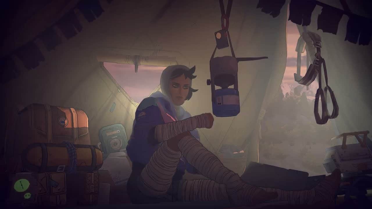 Cairn – Prologue Day 1 Tenzen: Short Break (Portrait and Landscape) Reach Bivouac (Pitch Tent)