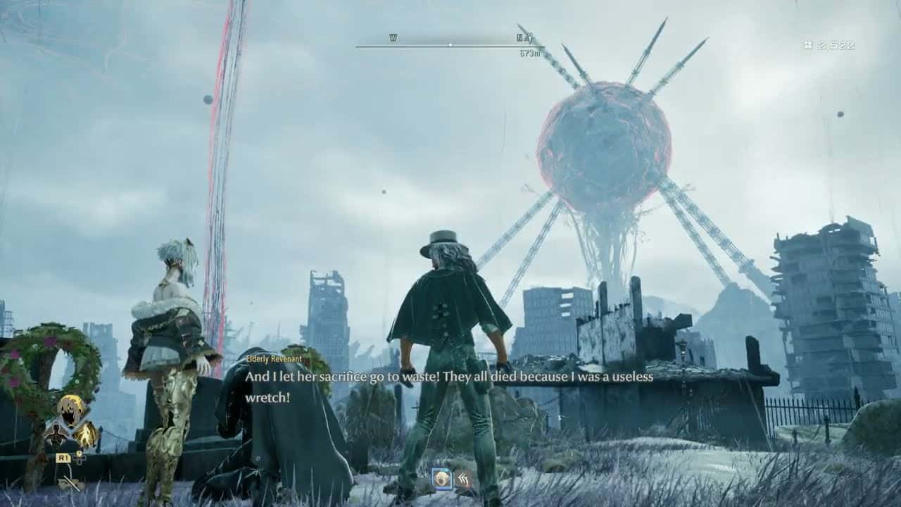 Code Vein 2 – 2277 Sunken City: Outlook Cemetery: Talk With Elder Revenant | Enter The Refugee Camp