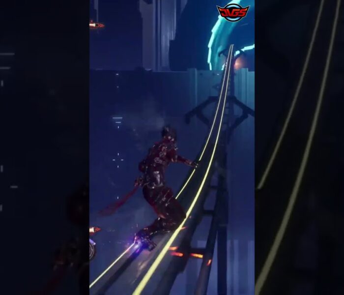 Ninja Gaiden 4 – Epic Rail Grinding Combat: Dodging Lasers & Enemies! #shorts