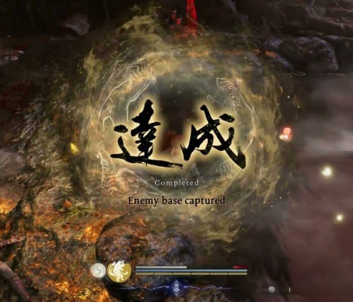 Nioh 3 – 1572 CE: Desecrated Hot Spring: Enemy Base Captured and Hot Spring Completed Gameplay