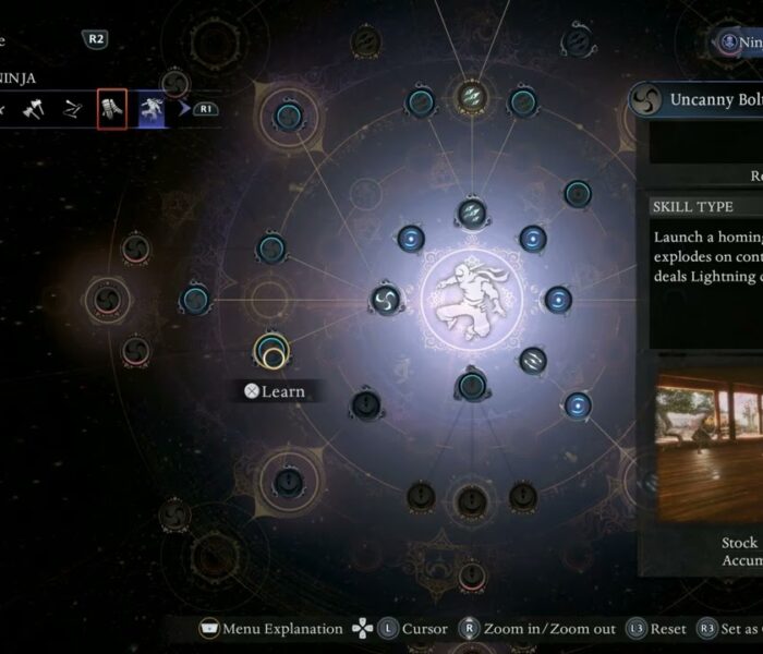 Nioh 3 – 1572 CE: Hamamatsu: Ninja Style: Unlock Poison Shuriken and Uncanny Bolt
