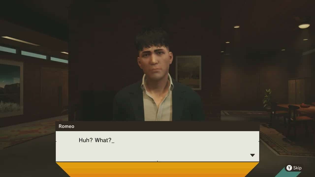 Romeo Is A Dead Man – Chapter 3: Head To The Living Room: SilverSox Serves DeadMan Tea Cutscene