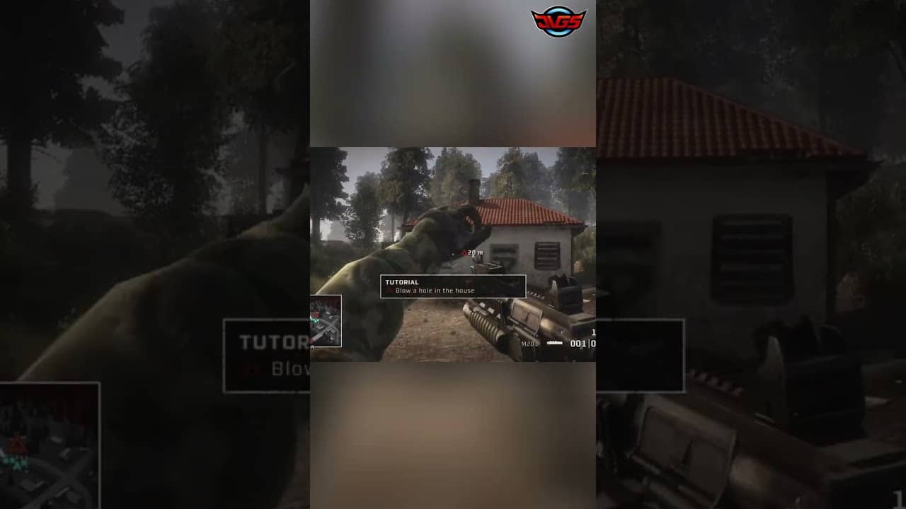 Grenade Tactics: Blow Holes, Skip Doors! – Battlefield: Bad Company #shorts