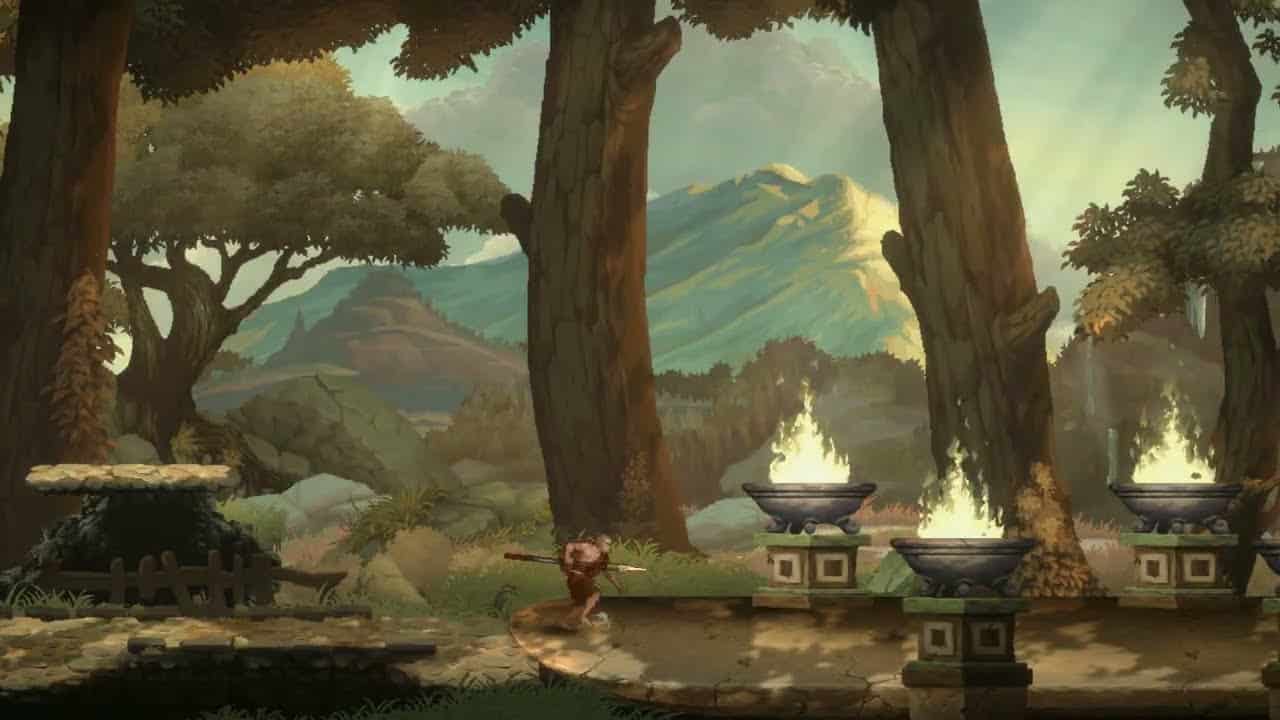 God of War Sons of Sparta – Chapter 1 The Sculptor’s Assignment: Explore Woods: Slay Centaur Warlord