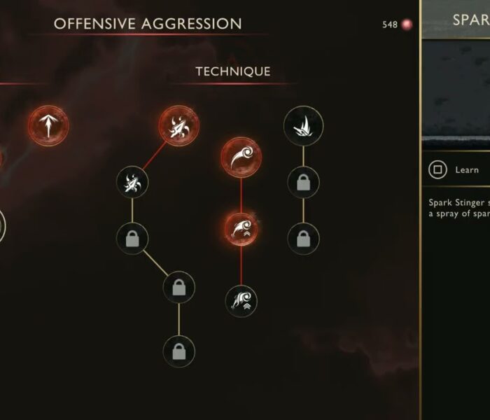 God of War Sons of Sparta – Caverns and Port of Messenia: Unlock Spear Technique Spark Stinger II