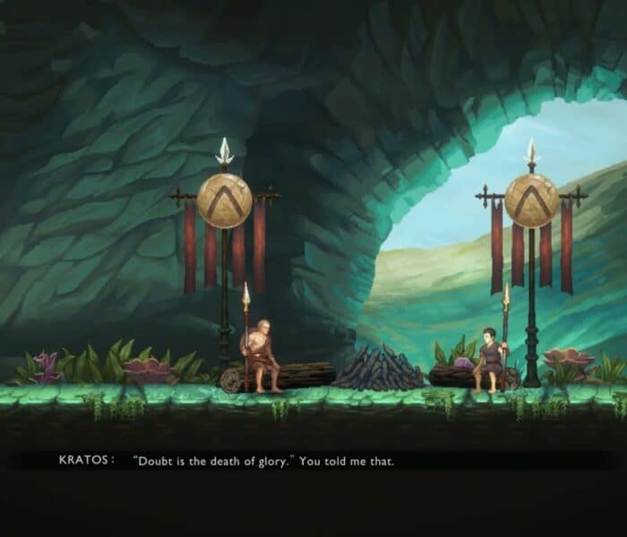 God of War Sons of Sparta – Higher Ground: Deimos at Camp “Those Gifts Weren’t From the Gods”