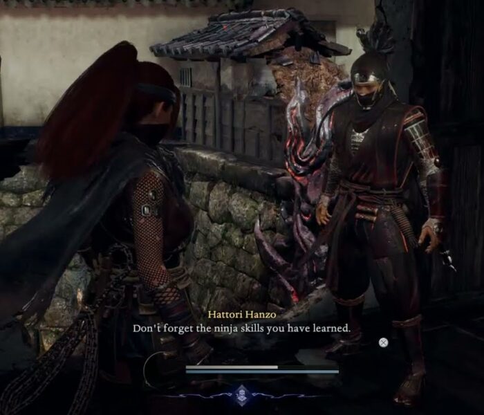 Nioh 3 – The Fall of Edo Castle: Speak with Hattori Hanzo and Tokugawa Kunimatsu | Borrowed Nekomata