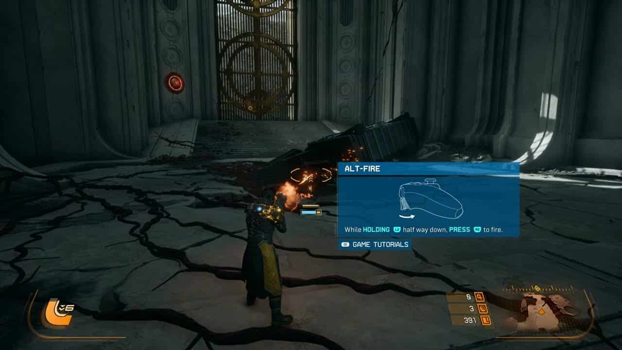 Saros – Biome 1 Shattered Rise: Soltari Assault Rifle Alt Fire Tutorial | Talk To Jerome | PS5 Pro