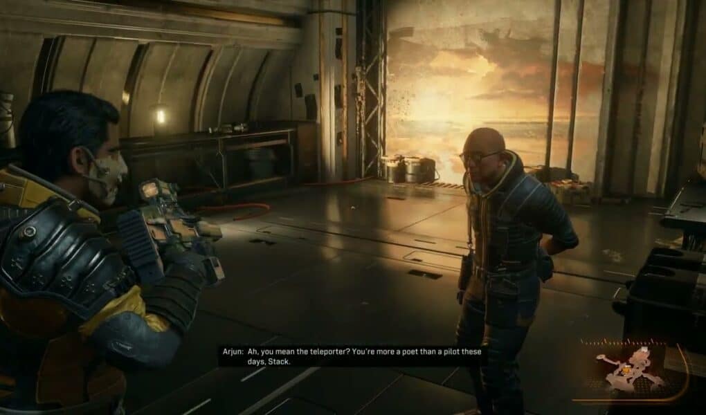 Saros – Biome 2 The Passage: Talk with Stack “You’re More a Poet Than a Pilot” | PS5 Pro