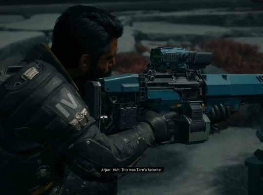 Saros – Biome 1 Shattered Rise: Monster? | Collect Halcyon and Reach Soltari Assault Rifle | PS5 Pro