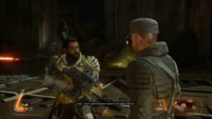 Saros – Biome 4 Blighted Marsh: Speak with Alab “You Ran Out On Us” “People Need My Help” Cutscene