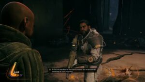 Saros – Biome 3 Shattered Descent: Speak with Survivor Eli Castaigne Cutscene | PS5 Pro