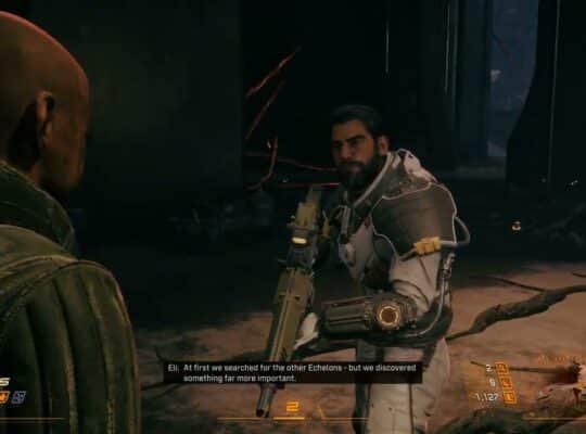 Saros – Biome 3 Shattered Descent: Speak with Survivor Eli Castaigne Cutscene | PS5 Pro