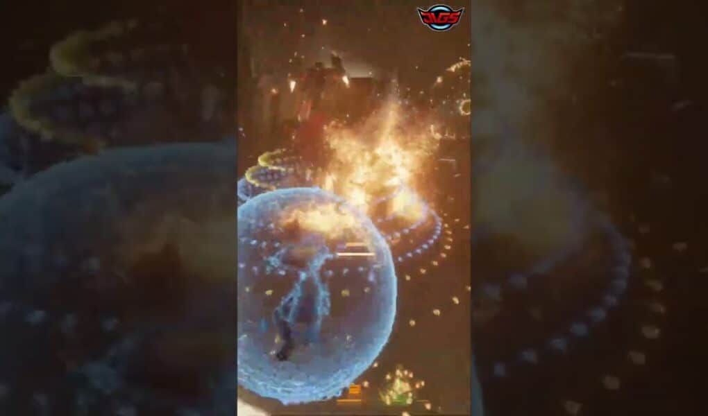 Surviving Epic Boss Battle: Shield Up, Enemies Down! #shorts