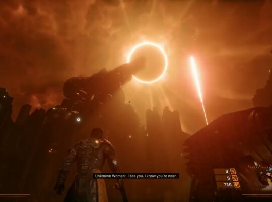 Saros – Tutorial Biome: Cutscenes & Gameplay: Shield, Dash In Combat, Melee Red Shields | PS5 Pro