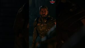 Glowing Power Unleashed! Red Eyes & Fierce Rage! – SAROS #shorts