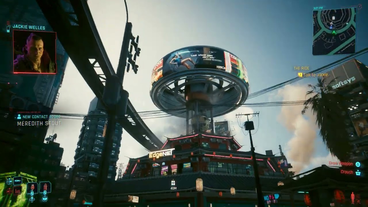 Cyberpunk 2077 – The Gift | The Ride: Meet with Dexter Deshawn | Ping Quickhack Tutorial | PS5 Pro