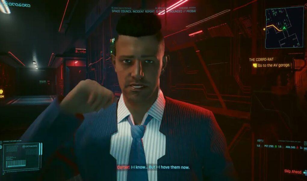 Cyberpunk 2077 – The Corpo Rat: Read The Report | AV Ride To Lizzie’s Bar | PS5 Pro Ray Tracing Pro