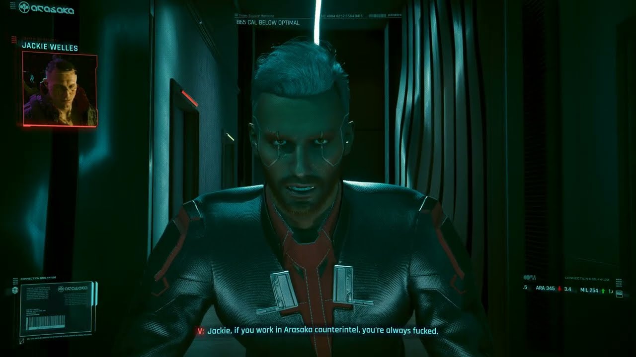 Cyberpunk 2077 – The Corpo Rat: Talk To Jackie, Harry, Frank and Jenkins | PS5 Pro Ray Tracing Pro