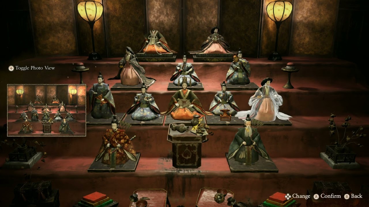 Fatal Frame 2 Remake – Chap 3: Butterfly Diary 1: Hina Doll Head | Double Diamond Key Statues Puzzle