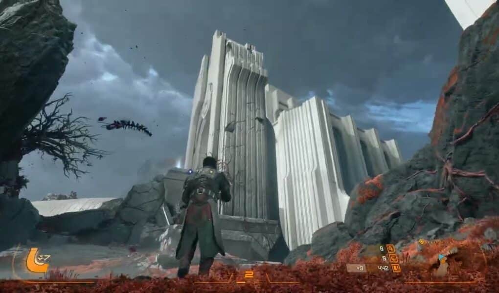 Saros – Biome 1 Shattered Rise: Alab Audio Log | Defeat Vessel | Reach Eclipse Device | PS5 Pro