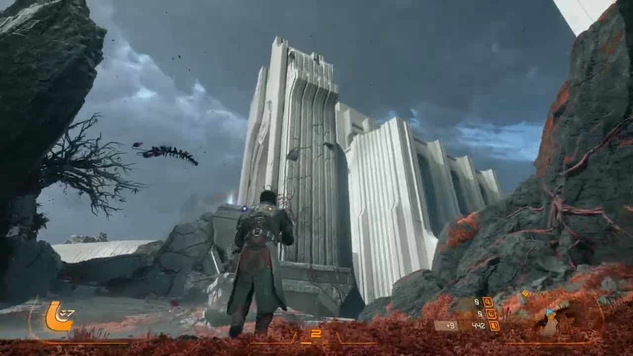 Saros – Biome 1 Shattered Rise: Alab Audio Log | Defeat Vessel | Reach Eclipse Device | PS5 Pro