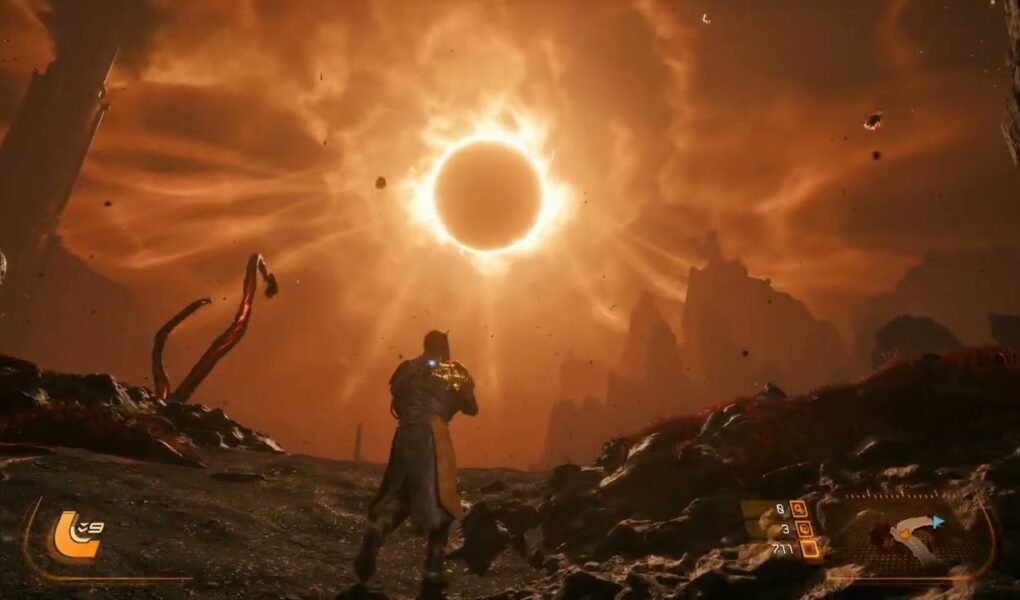 Saros – Biome 1 Shattered Rise: Eclipse Message: Enriched Lucenite | Slay Osteomaw | PS5 Pro