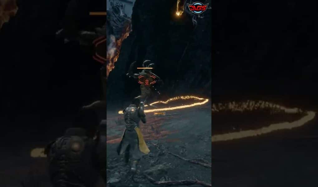 Saros – Trapped in FIRE FIGHT! ⚔️ Can you ESCAPE the SOLAR CAGE? #shorts