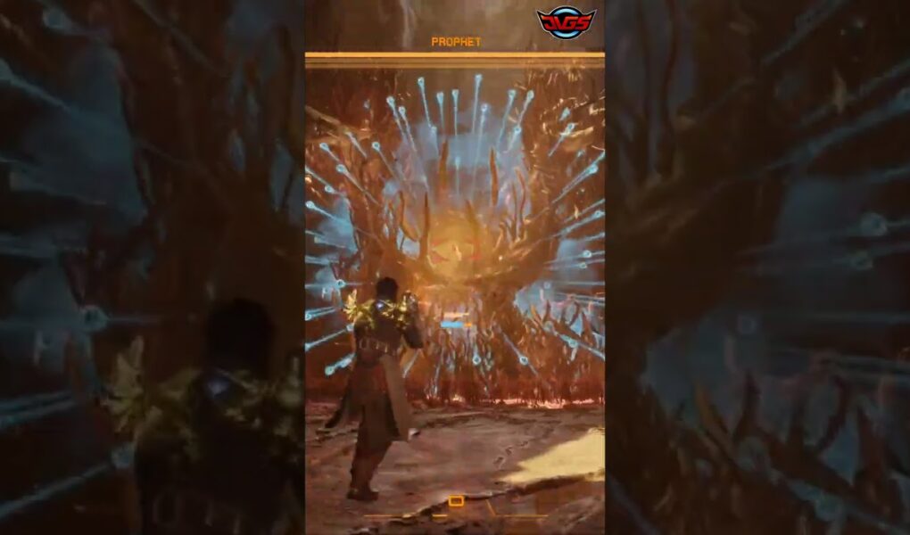 SAROS is AMAZING! Epic Boss Battle: Player Unleashes Shield Against FIERY Assault! #shorts