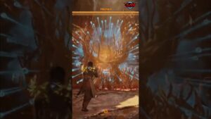 SAROS is AMAZING! Epic Boss Battle: Player Unleashes Shield Against FIERY Assault! #shorts