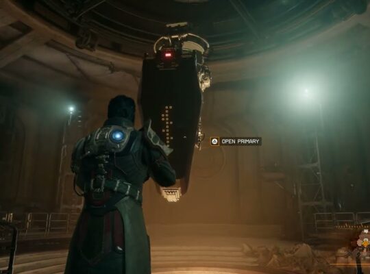 Saros – Biome 2: The Passage: Primary Armor Matrix: Unlock Second Chance, Overlord Nodes “Prophet”