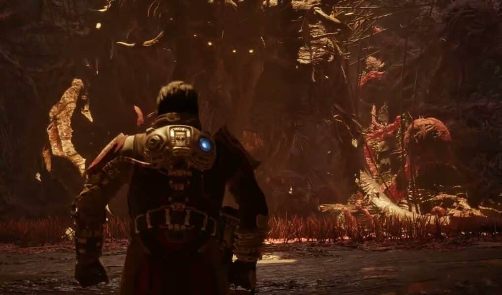 Saros – Biome 1 Shattered Rise: Enter The Gate: Prophet Intro Cutscene and Fight Gameplay | PS5 Pro