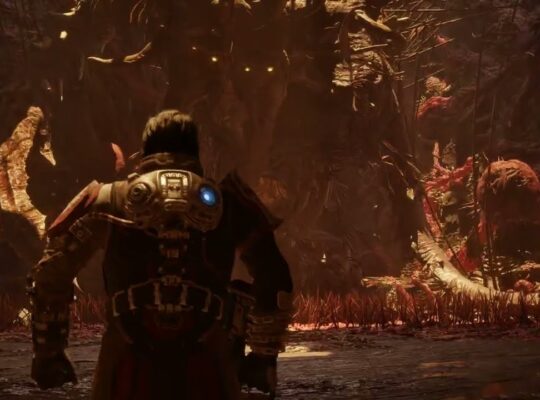 Saros – Biome 1 Shattered Rise: Enter The Gate: Prophet Intro Cutscene and Fight Gameplay | PS5 Pro