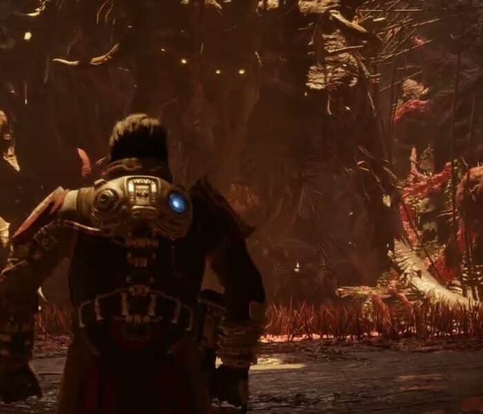 Saros – Biome 1 Shattered Rise: Enter The Gate: Prophet Intro Cutscene and Fight Gameplay | PS5 Pro