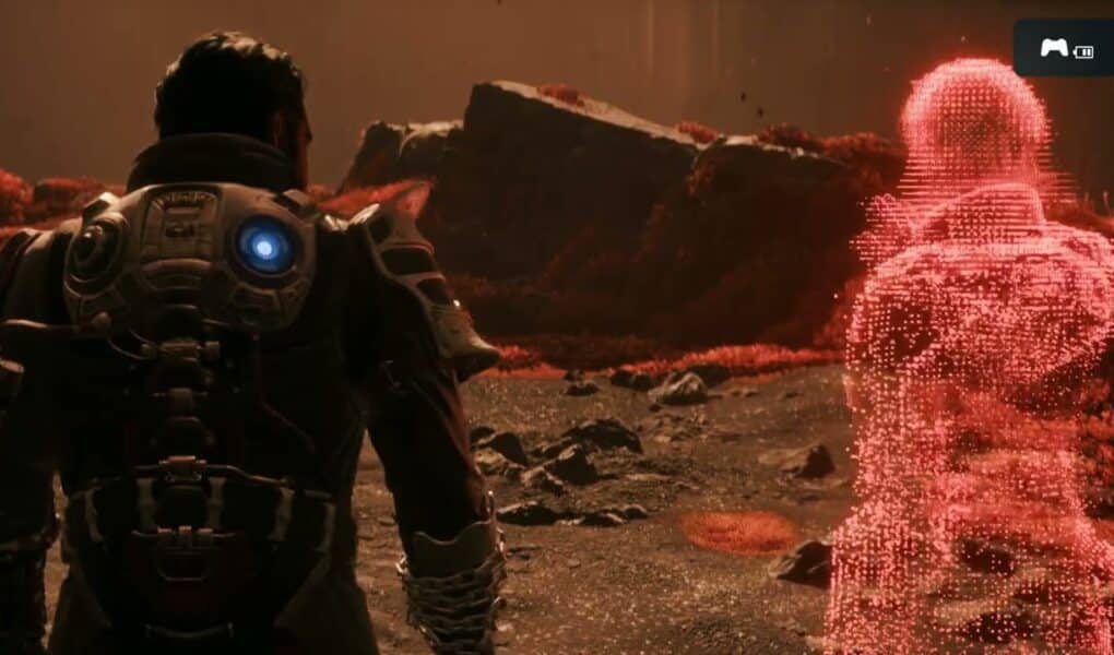 Saros – Biome 1 Shattered Rise: Arjun Devraj Discovers Nitya Chandran’s Holocache Cutscene | PS5 Pro