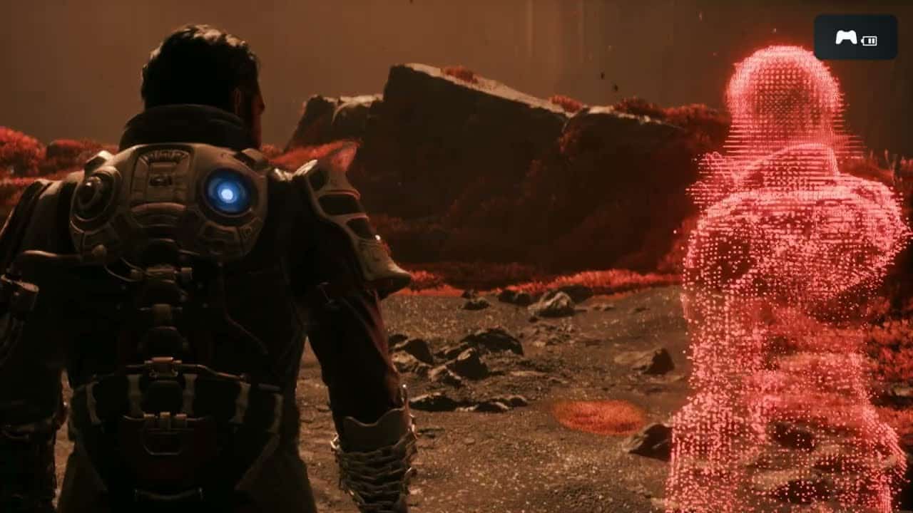 Saros – Biome 1 Shattered Rise: Arjun Devraj Discovers Nitya Chandran’s Holocache Cutscene | PS5 Pro