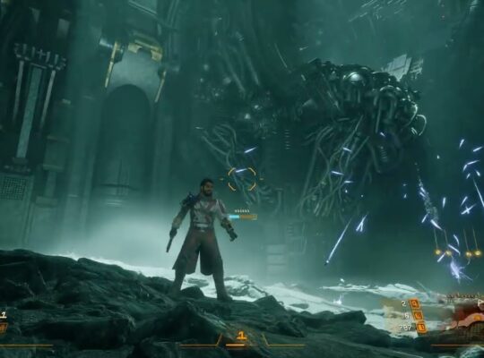 Saros – Biome 2 Ancient Depths: Locate Depths Vault First Device: Dispiritor Combat | PS5 Pro