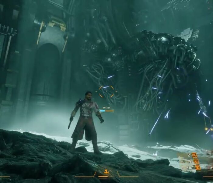 Saros – Biome 2 Ancient Depths: Locate Depths Vault First Device: Dispiritor Combat | PS5 Pro